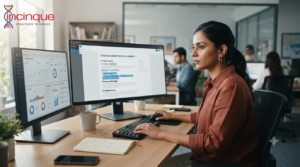 Digital marketing professional optimising website content for SEO and user experience
